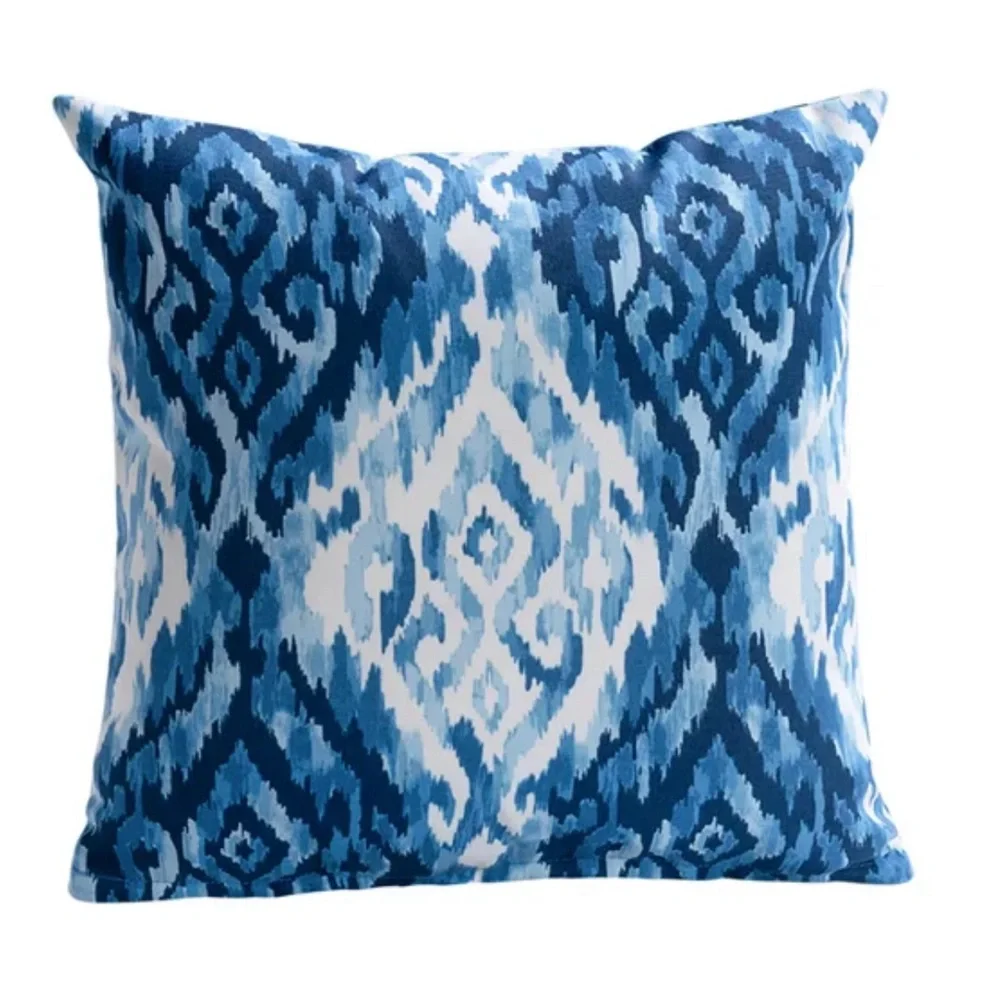 { Bay Isle Home } - Cale Damask Indoor/Outdoor Throw Pillow - Picture 1 of 2